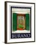 Burano Window, Italy 13-Anna Siena-Framed Giclee Print