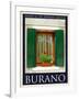 Burano Window, Italy 13-Anna Siena-Framed Giclee Print