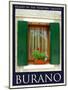 Burano Window, Italy 13-Anna Siena-Mounted Giclee Print