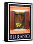 Burano Window, Italy 14-Anna Siena-Framed Stretched Canvas