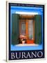 Burano Window, Italy 15-Anna Siena-Stretched Canvas