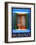 Burano Window, Italy 15-Anna Siena-Framed Giclee Print