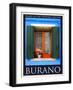 Burano Window, Italy 15-Anna Siena-Framed Giclee Print