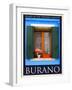 Burano Window, Italy 15-Anna Siena-Framed Giclee Print