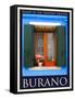 Burano Window, Italy 15-Anna Siena-Framed Stretched Canvas