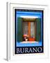 Burano Window, Italy 15-Anna Siena-Framed Giclee Print