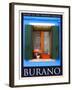 Burano Window, Italy 15-Anna Siena-Framed Giclee Print