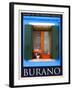 Burano Window, Italy 15-Anna Siena-Framed Giclee Print