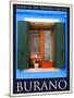 Burano Window, Italy 15-Anna Siena-Mounted Giclee Print