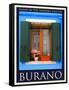 Burano Window, Italy 15-Anna Siena-Framed Stretched Canvas