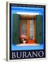 Burano Window, Italy 15-Anna Siena-Stretched Canvas