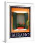 Burano Window, Italy 16-Anna Siena-Framed Giclee Print