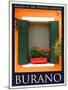 Burano Window, Italy 16-Anna Siena-Mounted Giclee Print