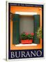 Burano Window, Italy 16-Anna Siena-Stretched Canvas