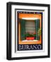 Burano Window, Italy 16-Anna Siena-Framed Giclee Print