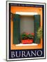 Burano Window, Italy 16-Anna Siena-Mounted Giclee Print