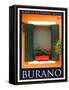 Burano Window, Italy 16-Anna Siena-Framed Stretched Canvas