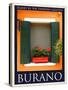 Burano Window, Italy 16-Anna Siena-Stretched Canvas