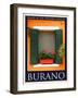 Burano Window, Italy 16-Anna Siena-Framed Giclee Print