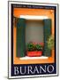 Burano Window, Italy 16-Anna Siena-Mounted Giclee Print