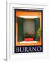 Burano Window, Italy 16-Anna Siena-Framed Giclee Print