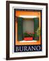 Burano Window, Italy 16-Anna Siena-Framed Giclee Print