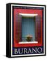 Burano Window, Italy 17-Anna Siena-Framed Stretched Canvas