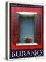 Burano Window, Italy 17-Anna Siena-Stretched Canvas