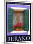 Burano Window, Italy 18-Anna Siena-Mounted Giclee Print