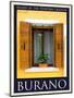 Burano Window, Italy 19-Anna Siena-Mounted Giclee Print