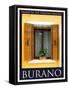 Burano Window, Italy 19-Anna Siena-Framed Stretched Canvas