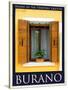 Burano Window, Italy 19-Anna Siena-Stretched Canvas