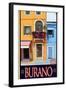 Burano Window, Italy 1-Anna Siena-Framed Giclee Print