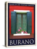 Burano Window, Italy 20-Anna Siena-Stretched Canvas