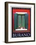 Burano Window, Italy 20-Anna Siena-Framed Giclee Print