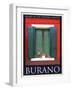 Burano Window, Italy 20-Anna Siena-Framed Giclee Print