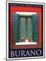 Burano Window, Italy 20-Anna Siena-Mounted Giclee Print