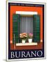 Burano Window, Italy 21-Anna Siena-Mounted Giclee Print