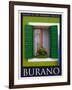 Burano Window, Italy 22-Anna Siena-Framed Giclee Print