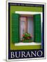 Burano Window, Italy 22-Anna Siena-Mounted Giclee Print