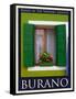 Burano Window, Italy 22-Anna Siena-Framed Stretched Canvas