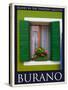 Burano Window, Italy 22-Anna Siena-Stretched Canvas
