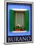 Burano Window, Italy 23-Anna Siena-Mounted Giclee Print