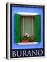 Burano Window, Italy 23-Anna Siena-Stretched Canvas