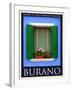 Burano Window, Italy 23-Anna Siena-Framed Giclee Print