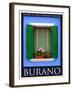 Burano Window, Italy 23-Anna Siena-Framed Giclee Print