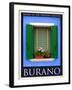 Burano Window, Italy 23-Anna Siena-Framed Giclee Print