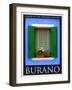 Burano Window, Italy 23-Anna Siena-Framed Giclee Print