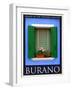 Burano Window, Italy 23-Anna Siena-Framed Giclee Print