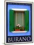 Burano Window, Italy 23-Anna Siena-Mounted Giclee Print